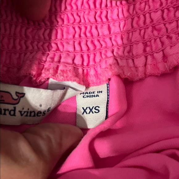 Vineyard Vines Hot Pink Off-Shoulder Mini Dress - Picture 3 of 5